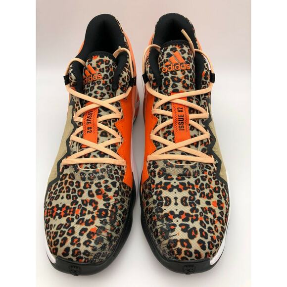Adidas D.O.N. Issue 2 Leopard Beige Donovan Mitchell Bounce FY0895 Men’s Size 15 - Picture 5 of 12